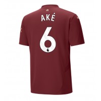 Camisa de Futebol Manchester City Nathan Ake #6 Equipamento Alternativo 2024-25 Manga Curta